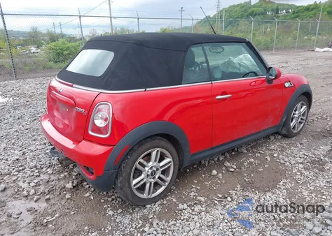 2014 Mini Convertible Cooper S из США, поврежденный, VIN WMWZP3C52ET706272